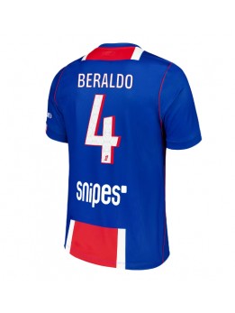 Paris Saint-Germain Lucas Beraldo #4 Replika Hemmakläder 2026-27 Kortärmad Paris Saint-Germain Lucas Beraldo #4 Replika Hemmakläder 2026-27 Kortärmad